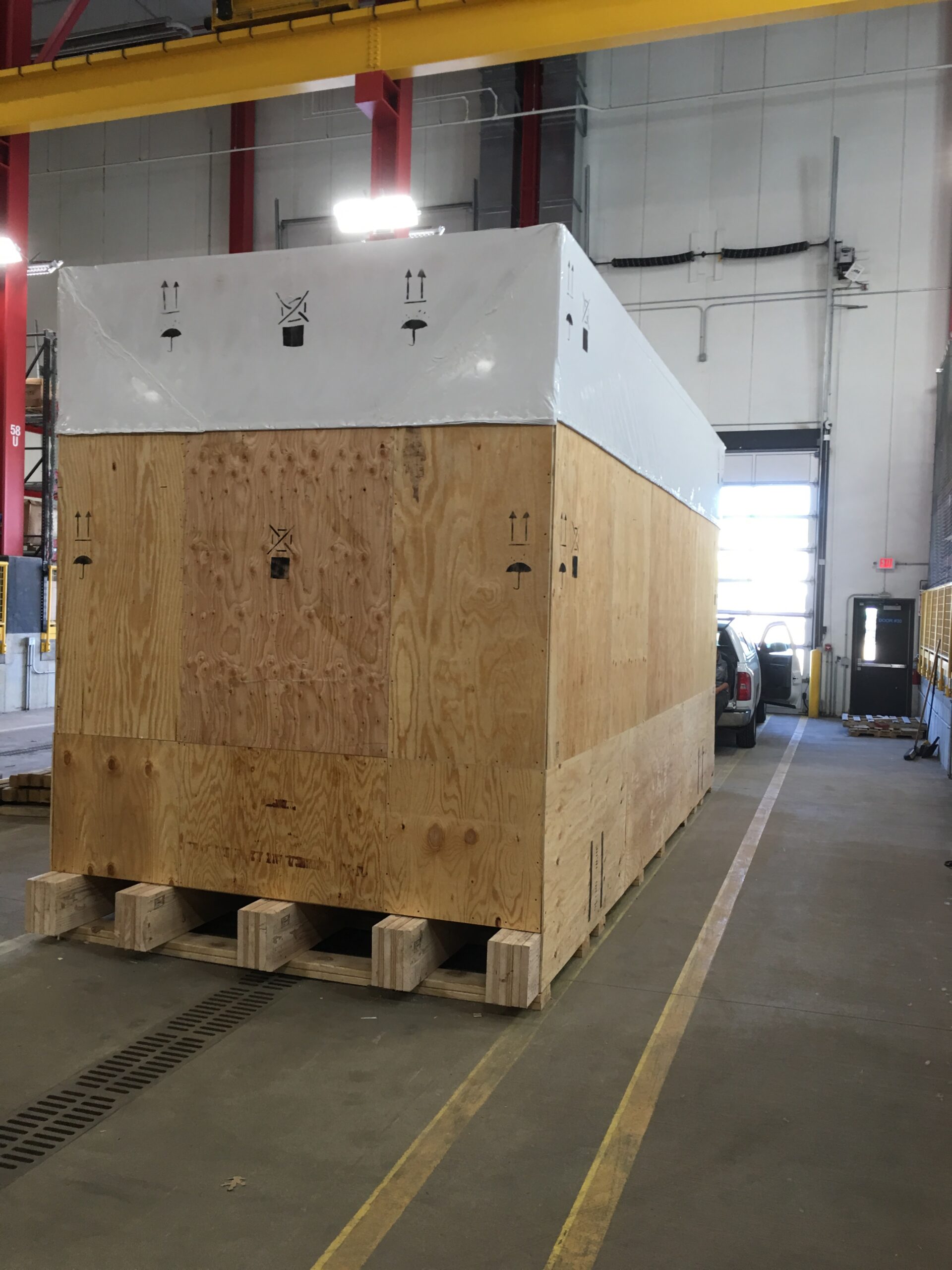 Final shipping crate for hydrogen generator